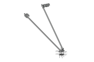 VZWSMART-PLK10 | SUPPORT RAIL BRACING KIT - PIPE